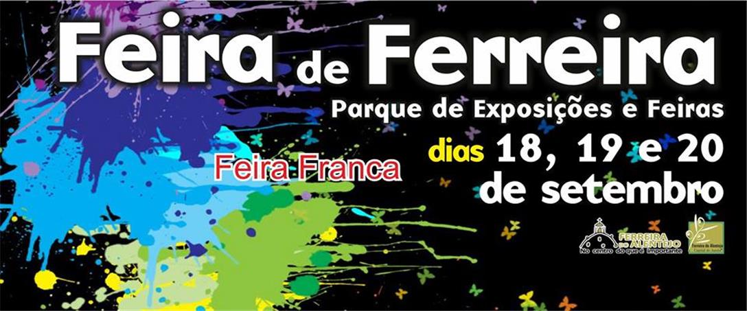 Feira de Ferreira, dias 18, 19 e 20 de setembro