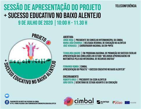 CIMBAL APRESENTA: '+ Sucesso Educativo no Baixo Alentejo'