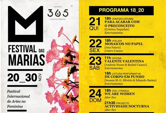 No Festival das Marias há espectáculos à noite, e são variadíssimos e para todos os gostos!