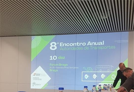 Participação no 8.° Encontro Nacional das Autoridades de Transporte